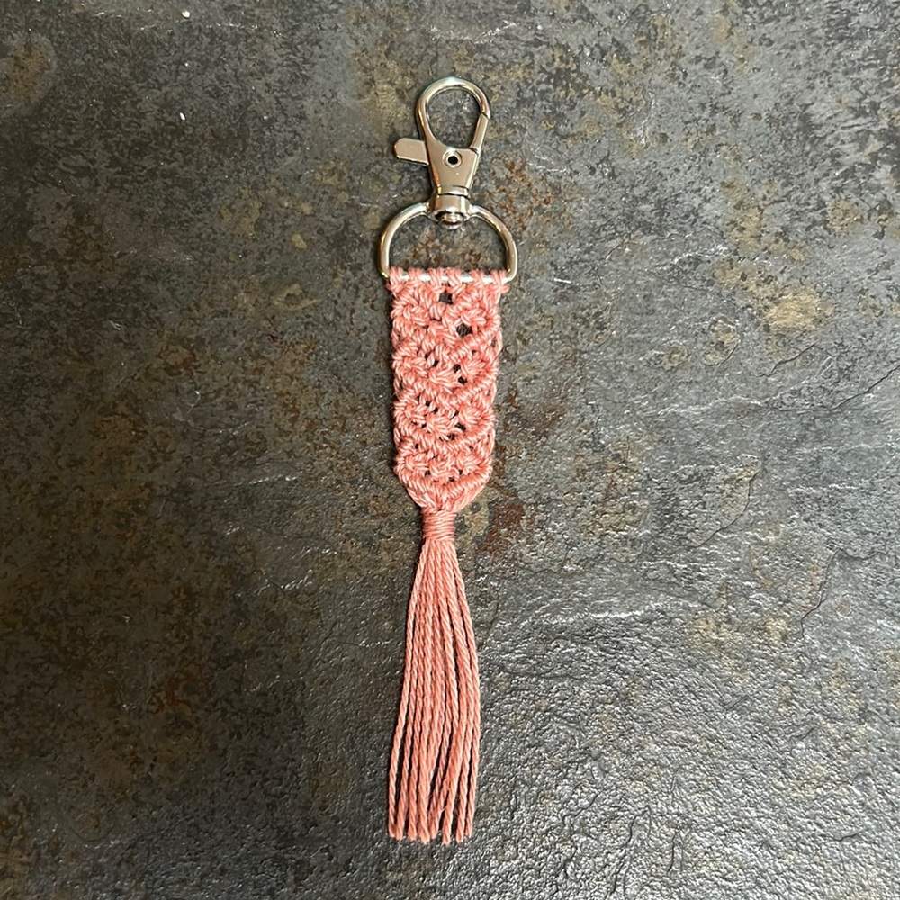Macrame Heart Keychain ||2 for $20||